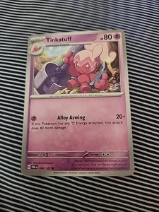 Pokemon TCG Tinkatuff 084/182 Sv04: Paradox Rift Regular - Picture 1 of 2