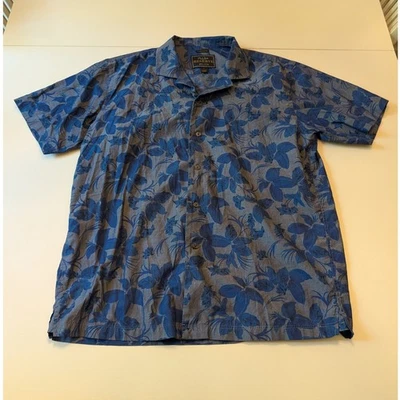 Camisa Hawaiana Jos A Bank Reserve Floral Abotonada Campamento Manga Corta Para Hombre Grande Foto 1 de 4