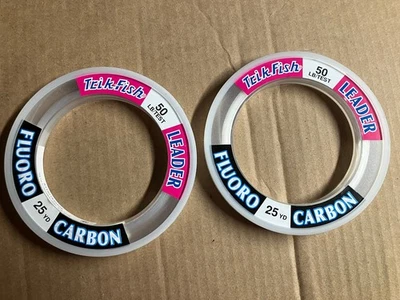 Trik Fish - Leader Fluoro Carbon - Prueba de 50 libras - 25 yardas (nuevo) TrikFish Foto 1 de 4