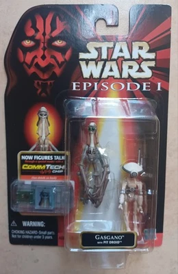 Star Wars Episodio 1 1998 Gasgano con Pit Droid y Chip Commtech C1 Foto 1 de 2