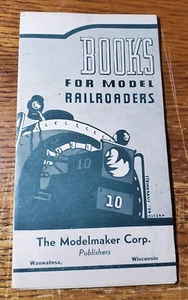 BÜCHER FÜR MODELLBAHNER -- 12-SEITIGE BROSCHÜRE -- 1939 -- PREISFÜHRER - Bild 1 von 7