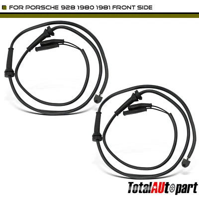 Sensor de desgaste de pastillas de freno de disco 2 piezas para Porsche 928 1980 1981 parte delantera 92861231101 Foto 1 de 4