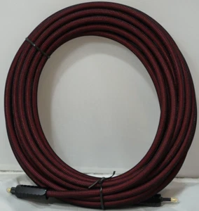 Wireworld 6 Optical Digital Toslink Cable 8 meter - New - toslink to 3.5mm - Picture 1 of 3