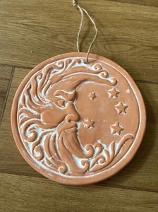 Terracotta Moon Plaque - Picture 1 of 1
