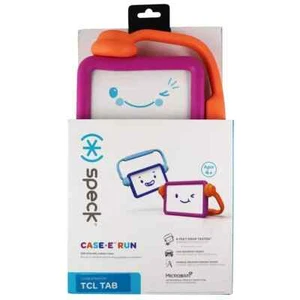 Speck Case-E Run Kid-Friendly Tablet Case for TCL TAB 8 - Purple/Orange - Picture 1 of 6