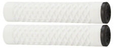 Cult Vans open end BMX flangeless bicycle grips with bar ends 150mm WHITE