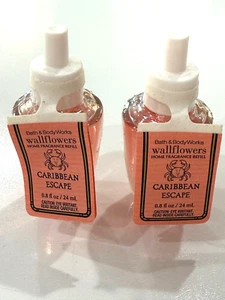 Caribbean Escape Bath and Bodyworks Wallflower Bulb Refill Bundle of 2 NEW - Picture 1 of 2