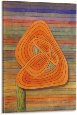 Póster impreso Paul Klee flor solitaria arte de pared póster regalos dormitorio impresiones hogar Foto 1 de 4