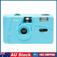 Non-Disposable Vintage M35 35mm Reusable Film Camera with Flash (Blue)