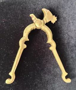 Vintage Solid Brass Chicken/Rooster Nutcracker ~ For Nuts/Lobster/Crab - Picture 1 of 4