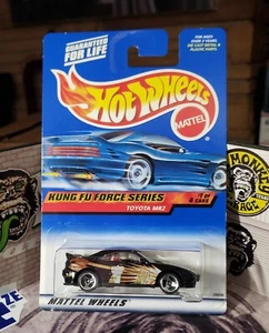 👓Hot Wheels 2000 #033🔥Toyota MR2 RALLY Black⭐Chrome 3-Spoke Kung Fu Force🔴JDM - Picture 1 of 7