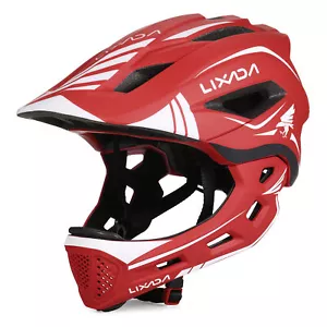 Lixada Detachable Kids Full Face Bike Helmet Bike Gear For Children Bicycle W4N1 - Picture 1 of 27
