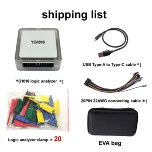 New YG1016 Mini Type-C USB Logic16 100Mhz 16 Channel Logic Analyzer for ARM FPGA - Picture 1 of 12
