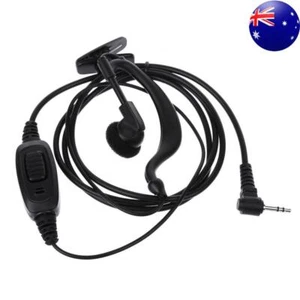 Earphone Earpiece PTT MIC G Shaped for Motorola T6200 TKLR T3 Radio - Zdjęcie 1 z 7