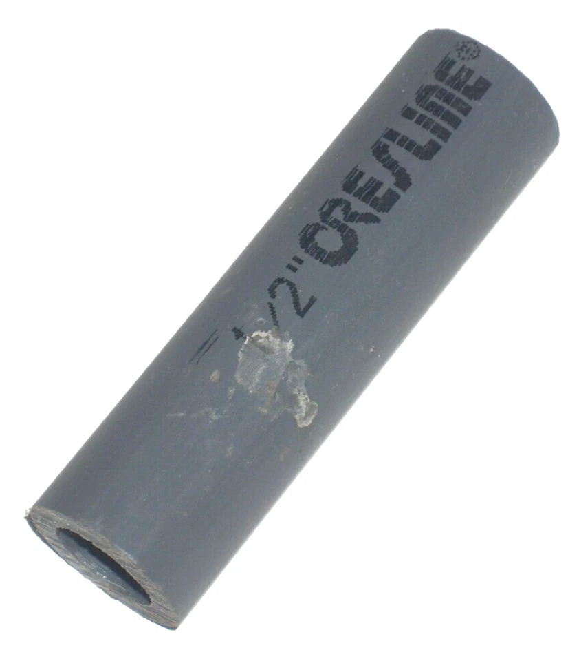 Gray Electrical PVC Extension Pipe 1/2" ID x 3" L Schedule 80 Thickness 4pk - Image 1 of 1