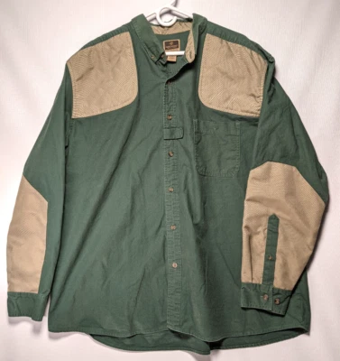 Northeast Outfitters Hunting Wear Men's Size XL Green And Khaki Padded Shooting - Image 1 of 4