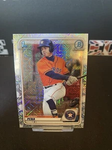 JEREMY PENA 2020 BOWMAN CHROME  1ST ROOKIE MOJO REFRACTOR BCP-61 ASTROS B1-T12 - Picture 1 of 2