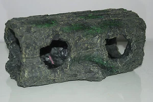 Detailed Large Aquarium Cichlid Hollow Root Log Decoration 28 x 14 x 13 cms Fish - Picture 1 of 12