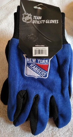 NEW YORK RANGERS NHL HOCKEY ALL PURPOSE/UTILITY WORK GLOVES Cover