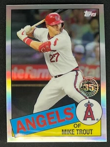 MIKE TROUT 2020 Topps Chrome 1985 35th Anniversary Base #85TC-1 | Angels - Picture 1 of 2