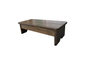 Bedside Compact Foot Stool 6" Tall (Made in The USA) (Walnut) - Picture 1 of 4