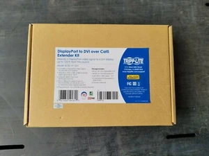 Tripp-Lite B150-1A1-DVI Displayport To DVI Over Cat5/6 Active Extender Kit NEW - Photo 1/6