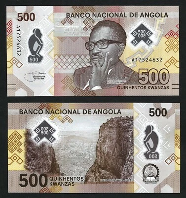 Angola 500 Kwanzas 2020, UNC, Polymer, P-161 - Image 1 of 3