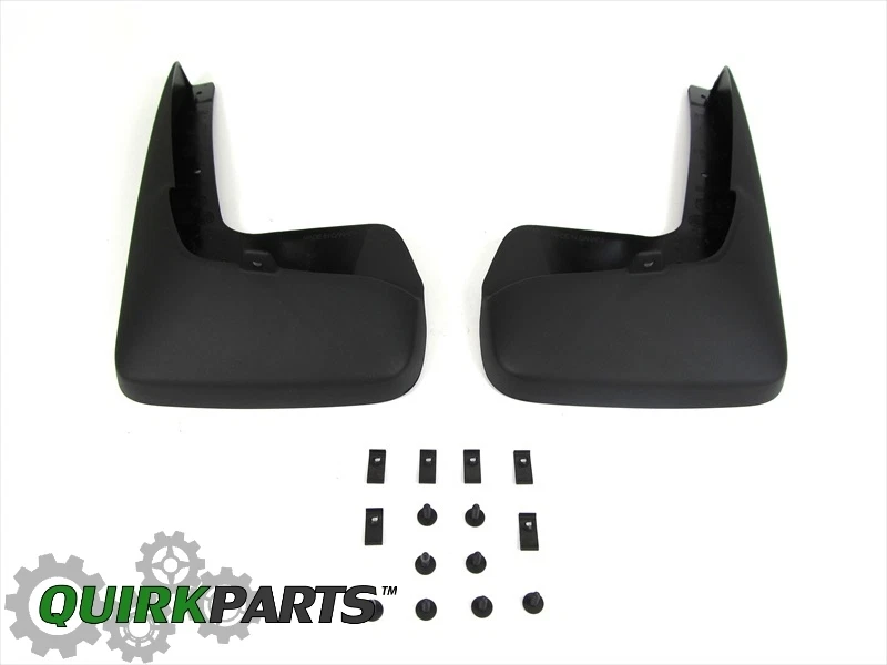 08-16 Chrysler Town & Country/Dodge Caravan Front Molded Splash Guards OEM MOPAR - Imagem 1 de 4