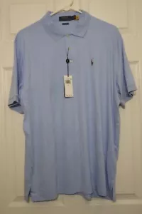 Polo Ralph Lauren Men's Size Large Cotton Short Sleeve Polo Shirt Light Blue NWT - Picture 1 of 10