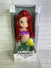 Disney Animators Collection The Little Mermaid Ariel 16In Doll With Flounder New