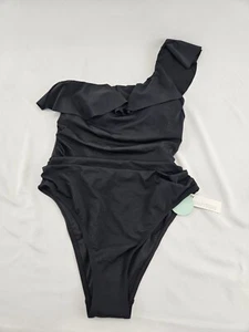 Size M. Sexy One Shoulder Tummy Control Swimsuits One Piece Bathing Suits for Wo - Picture 1 of 8