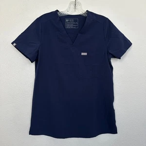 Blusa Médica FIGS FreeX Catarina Manga Corta Azul Marino Para Mujer X-Pequeña XS - Imagen 1 de 7