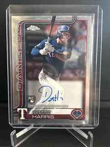 2025 Topps Chrome Dustin Harris On Card Rookie Auto - Picture 1 of 2