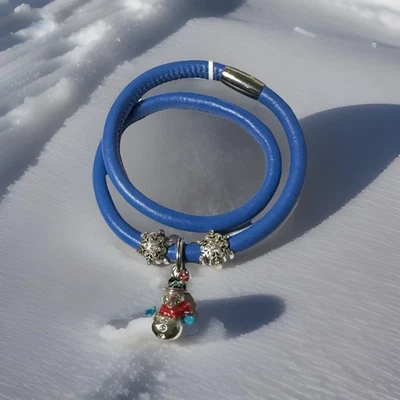 Pulsera Brighton Woodstock MUÑECO DE NIEVE Doble JF501C NUEVA CON ETIQUETAS 16" Hecha en EE. UU. 🇺🇸 $85 Foto 1 de 2