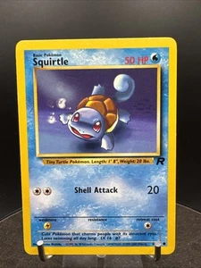 Pokémon TCG Squirtle Team Rocket 68/82 Regular Unlimited Common - Picture 1 of 9