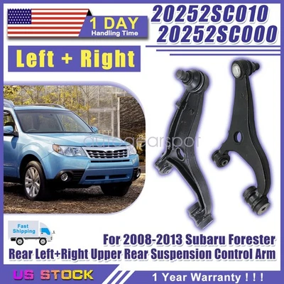 Brazo de control de suspensión trasero izquierdo+derecho 2 piezas para Subaru Forester 08-13 Foto 1 de 4