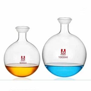 100ml - 2000ml Round Bottom Boiling Flask with Ball Mill Standard Interface gb - Picture 1 of 7