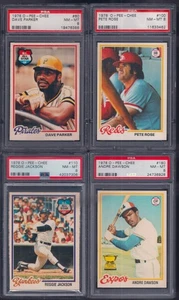 PSA 8 1978 OPC O-Pee-Chee Topps #180 Andre Dawson Montreal Expos RC ONLY READ - Picture 1 of 20