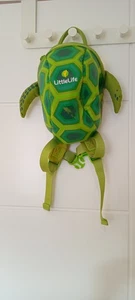 LittleLife Toddler Backpack with Reins Turtle Pattern - Picture 1 of 6