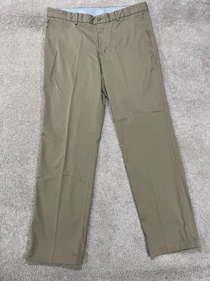 Pantalones Nike Para Hombre 36x32 Tostado Caqui Golf Chino Estándar Dri Fit Rendimiento Elástico Foto 1 de 4