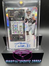 2020 Contenders Optic Jason Witten Cracked Ice Veteran Ticket Auto #/22