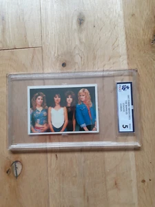 THE BANGLES PANINI SMASH HITS COLLECTION 1987 MGC 5 GRADED CARD NOT PSA - Picture 1 of 3