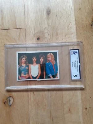 THE BANGLES PANINI SMASH HITS COLLECTION 1987 MGC 5 GRADED CARD NOT PSA - Image 1 of 3