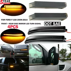 4x Luces LED dinámicas inferiores laterales LED luces marcadoras lámparas para Ford F-150 2009-14 - Imagen 1 de 6