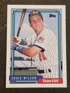 1992 Topps Traded - #128T Craig Wilson Team USA Baseball - Picture 1 of 2
