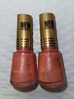 Lot of 2 Revlon Top Speed Fast Dry Nail Color 475 HEATWAVE Pink Polish