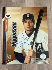 Archivo de fotos 8x10 firmado por Bobby Higginson certificado de autenticidad Tigres de Detroit F - Imagen 1 de 1