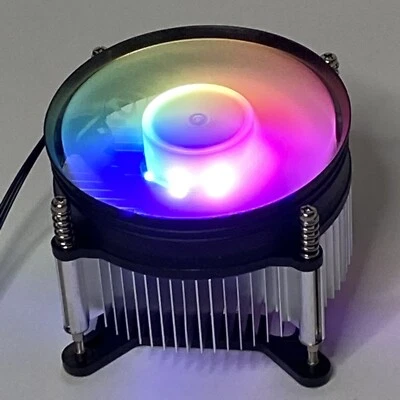 Intel RGB Heatsink Fan Copper Cooler 1155 1156 1150 1151 1200 CPU PC i7 OEM New - Image 1 of 4