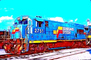 ORIGINAL KODACHROME SLIDE SEABOARD SYSTEM U-23B #2751 ATLANTA, GA JUNE 1984 - Picture 1 of 1