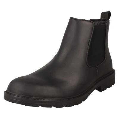 Mens Hush Puppies 'James Chelsea' Leather Boots - Image 1 of 4
